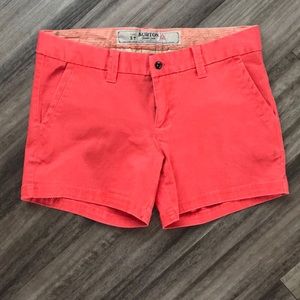 Burton coral shorts.